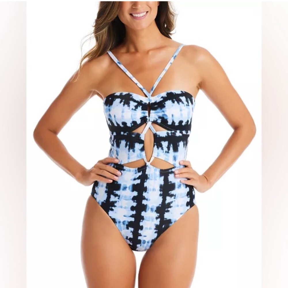 NWT BAR III Keyhole One-piece Monokini sz M